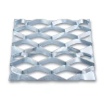 Galvanized Steel Expanded Metal Mesh Thickness 2 mm Width 1.22 M Length 1 M