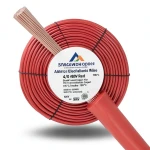 4/0 AWG Stranded Copper American Electrical Wire PVC Insulated 105°C Red 600V 500ft | Asharqiyah Cables Company for Industry