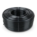 لفة بلاستيك HDPE ضغط 16 بار PE 100، قطر خارجي 50 ملم SDR 33، لون أسود