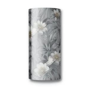 Floral Wall Covering 10m x 0.53m Gray Color, Model ht70200