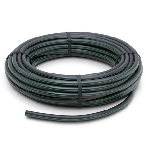 لفة أنابيب HDPE ضغط 15.7 بار PE 63 قطر خارجي 16 مم SDR 6 لون أسود