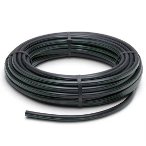 لفة أنابيب بلاستيك HDPE ضغط 15.7 بار PE 63 قطر خارجي 25 مم SDR 6 لون أسود