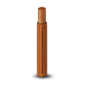 كابل نحاس THHN/THWN معزول PVC 105° قطر 4.4 مم 600 فولت طول 2500 قدم بني | شركة الفنار