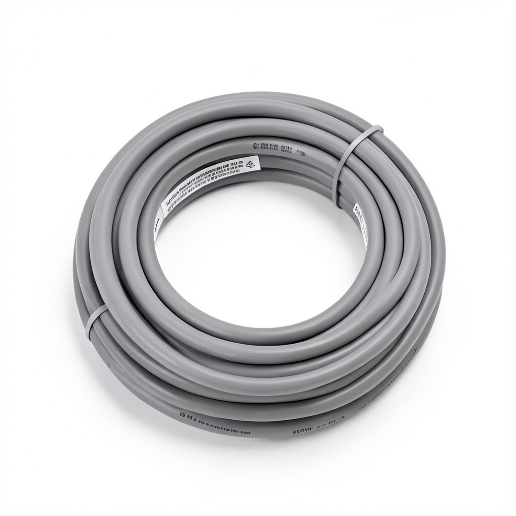 كابل نحاس THHN/THWN معزول PVC 105° قطر 5.5 مم 600 فولت 500 قدم رمادي | شركة الفنار