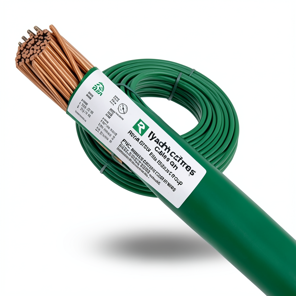 PVC Insulation Flexible Copper Single Electric Wire 2.5mm 450/750V Green | Riyadh Cables Group