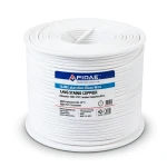 لفة سلك امريكي 14 AWG نحاس مجدول معزول PVC 105°C أبيض، 600 فولت، 2500 قدم | شركة كابلات الشرقية للصناعة