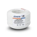 سلك كهرباء أمريكي 10 AWG نحاس مجدول معزول PVC 105°C أبيض 600 فولت طول 2500 قدم | شركة كابلات الشرقية للصناعة