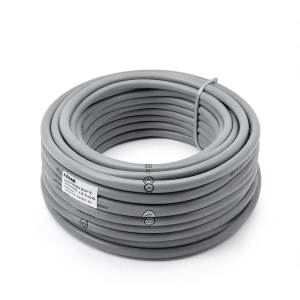 كابل نحاس THHN/THWN معزول PVC 105°C مقاس 8 مم2 قطر 5.5 مم 600 فولت طول 250 قدم رمادي | شركة الفنار
