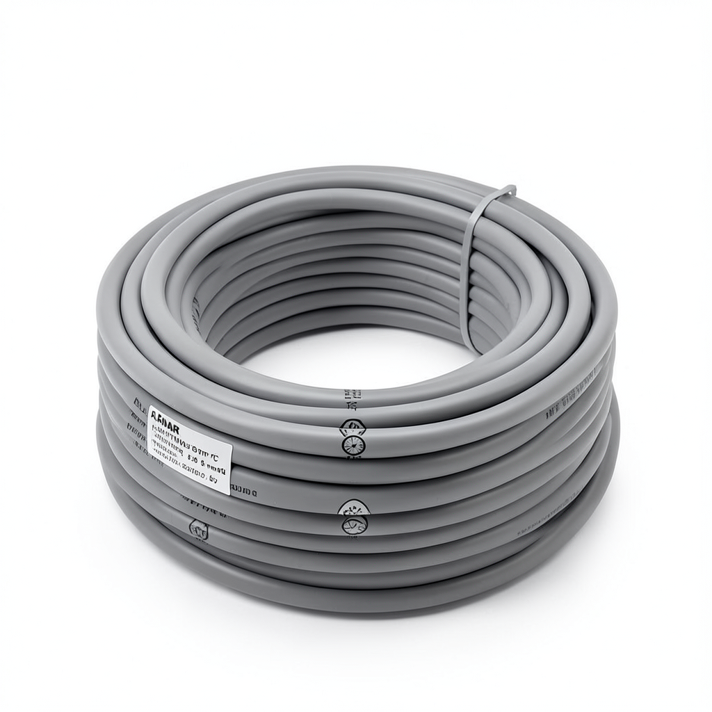 THHN/THWN Copper Cable PVC 105°C Insulation 8 mm2 Diameter 5.5 mm 600 Volt 250 Feet Gray | Al Fanar