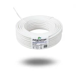سلك كهرباء امريكي 6 AWG نحاس مجدول معزول PVC 105°C أبيض، 600 فولت، 500 قدم | شركة كابلات الشرقية للصناعة