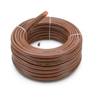 THHN/THWN Copper Cable 13.8 MM Diameter PVC 105°C Insulation Brown 600 Volt 500 Feet | Al Fanar