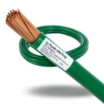 لفة سلك نحاس مفرد عازل PVC، مقاس 35 مم2، جهد 450/750 فولت، لون أخضر | مجموعة كابلات الرياض