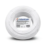 سلك امريكي 3 AWG نحاس مجدول عزل PVC 105°C أبيض 600 فولت 500 قدم | شركة كابلات الشرقية للصناعة