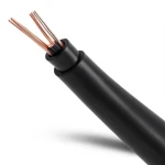 سلك مجدول نحاس 1.5 مم 450/750 فولت عزل PVC لون اسود