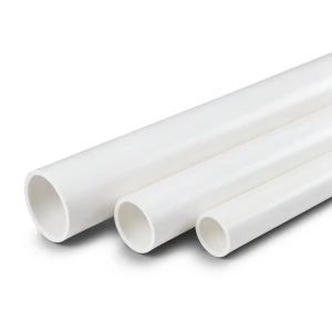 مواسير UPVC سمك 1.85 مم SDR 26 قطر خارجي 48.26 مم أبيض