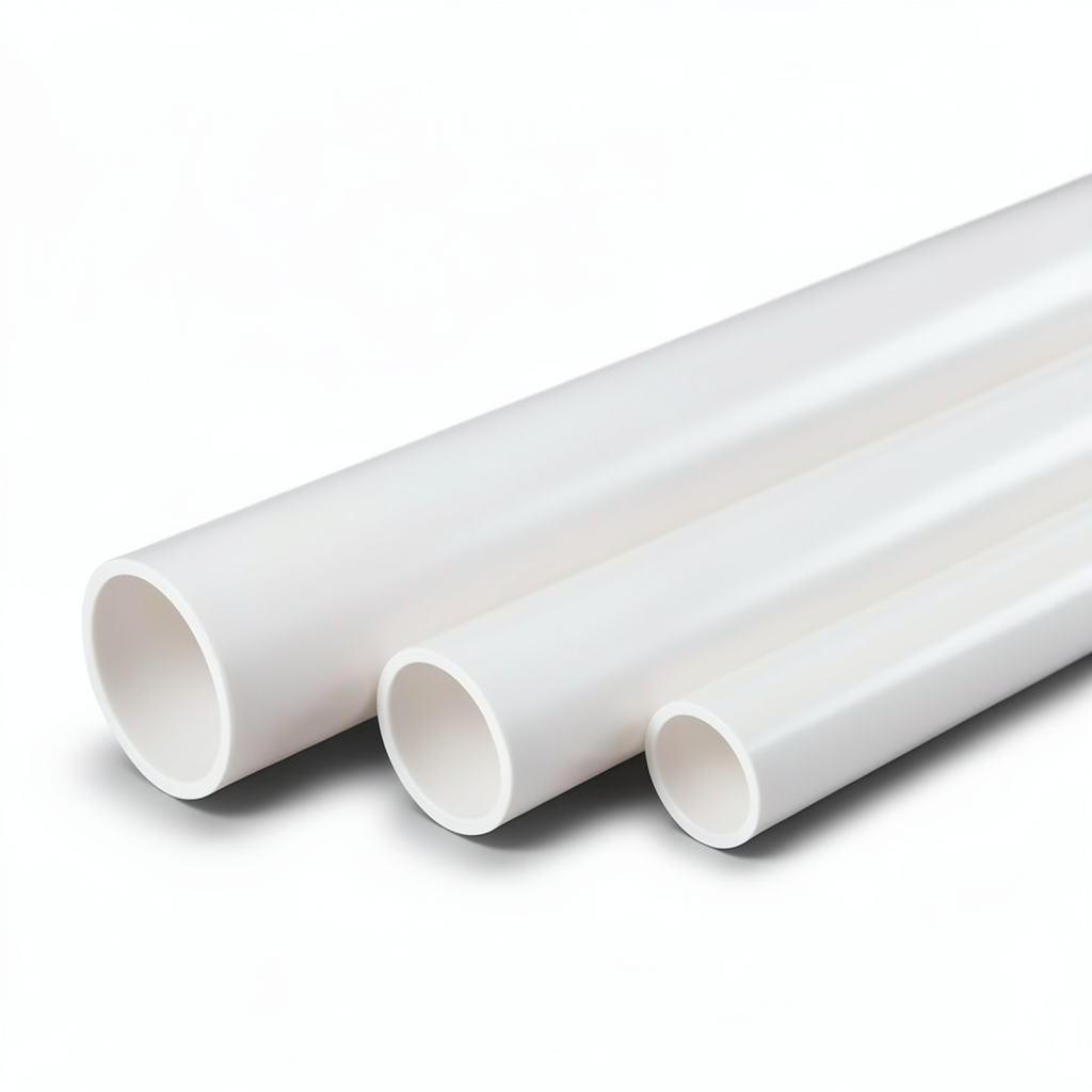 مواسير UPVC مقاس 2 أنش سمك 2.31 مم SDR 26 قطر خارجي 60.32 مم أبيض