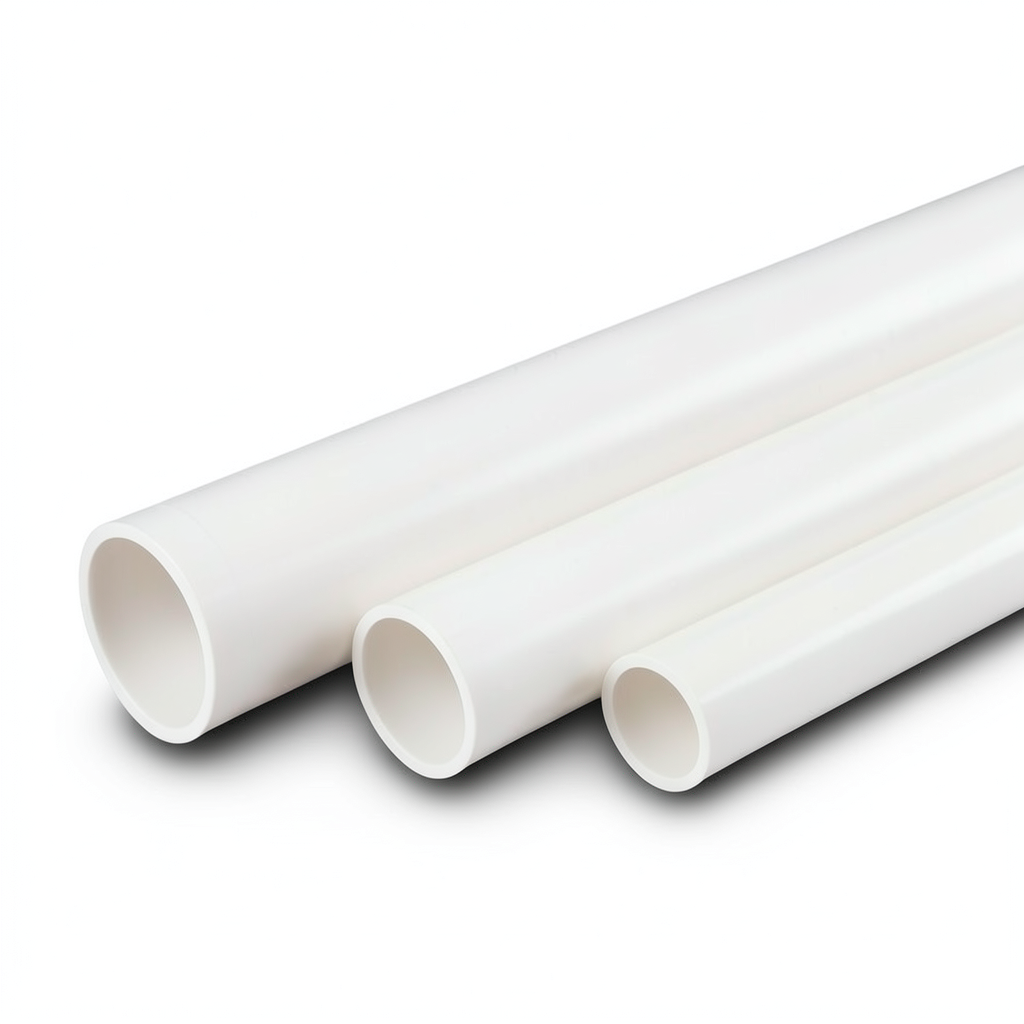 مواسير UPVC مقاس 3أنش سمك 3.43 مم SDR 26 القطر الخارجي 88.9 مم أبيض