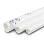 مواسير UPVC مقاس 3 إنش سمك 6.58 مم ضغط 21.7 بار أبيض | بلاستيك الوطنية