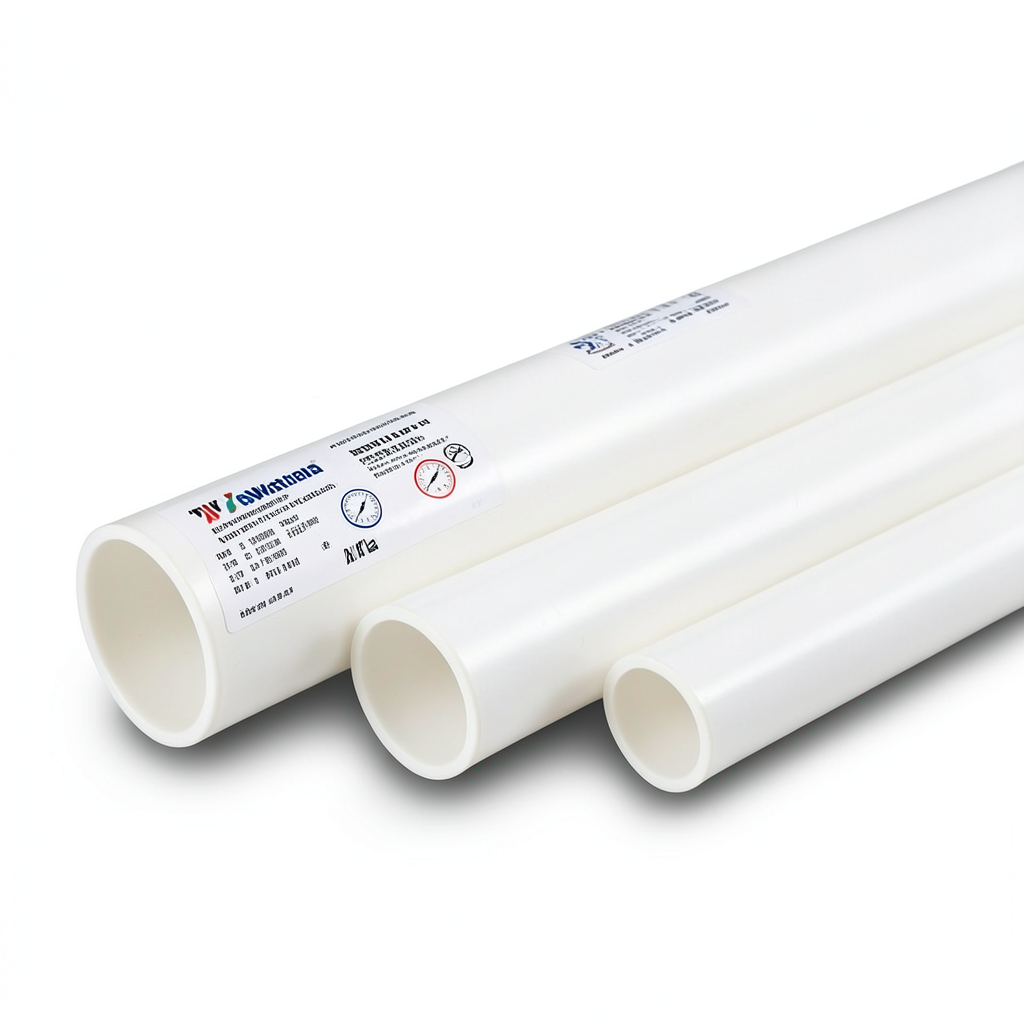 مواسير UPVC مقاس 3 إنش سمك 6.58 مم ضغط 21.7 بار أبيض | بلاستيك الوطنية
