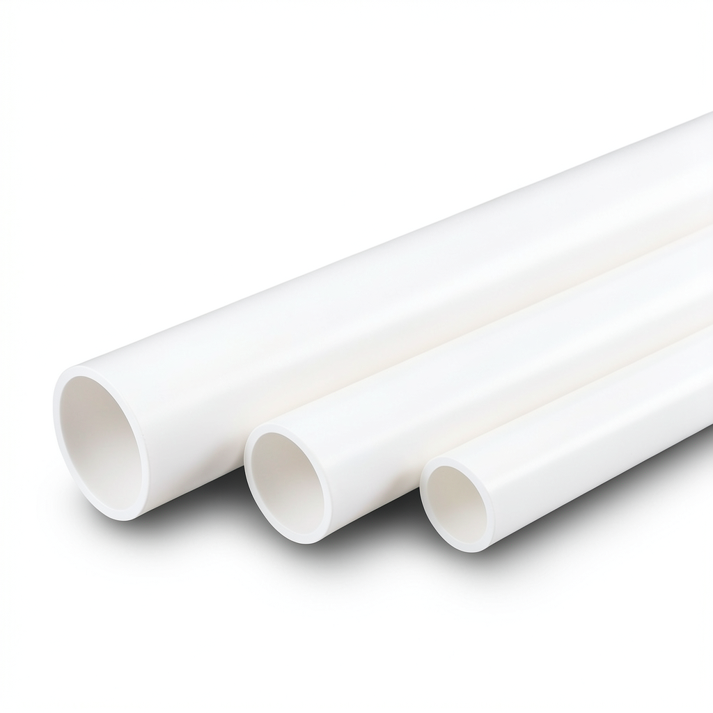 أنابيب UPVC مقاس 0.75 أنش سمك 1.52 مم SDR 26 قطر خارجي 26.67 مم أبيض
