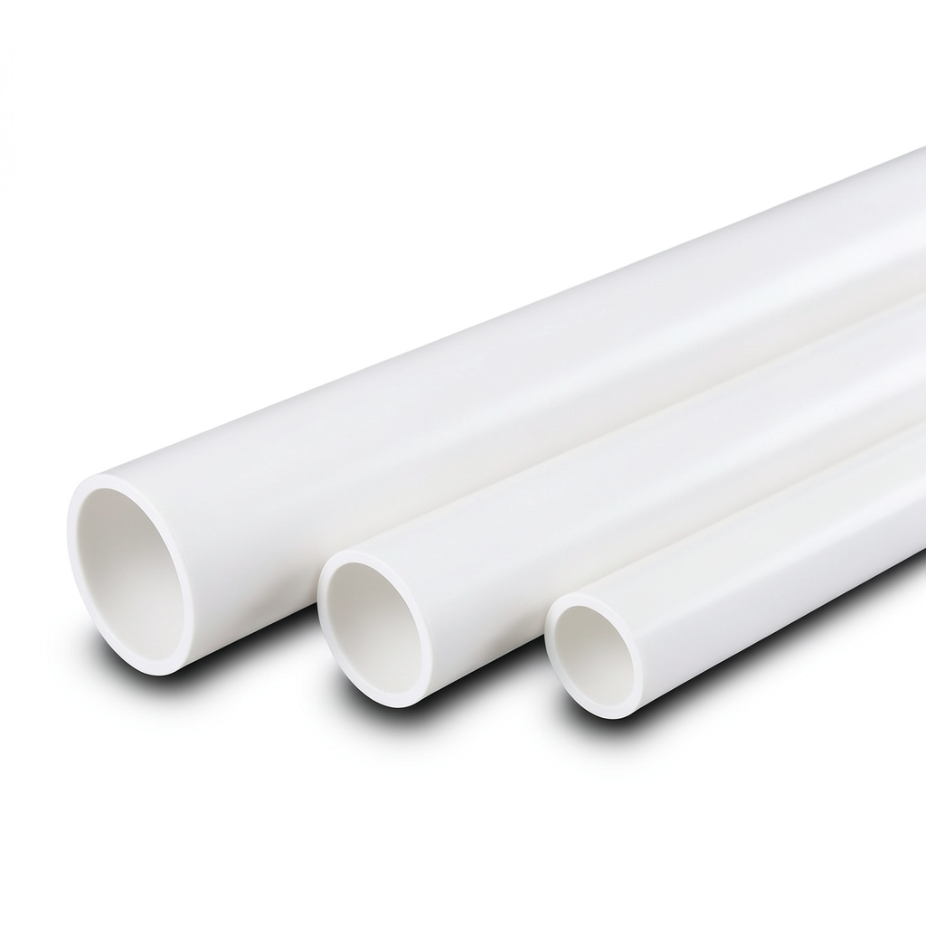 أنبوب UPVC مقاس 1 أنش سمك 1.6 مم SDR 21 قطر خارجي 33.4 مم أبيض
