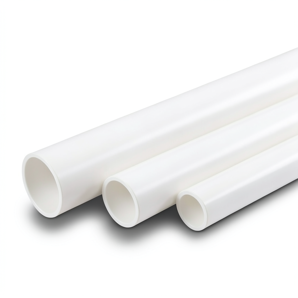 أنابيب UPVC مقاس 1.25 أنش سمك 2 مم SDR 21 القطر الخارجي 42.16 مم أبيض