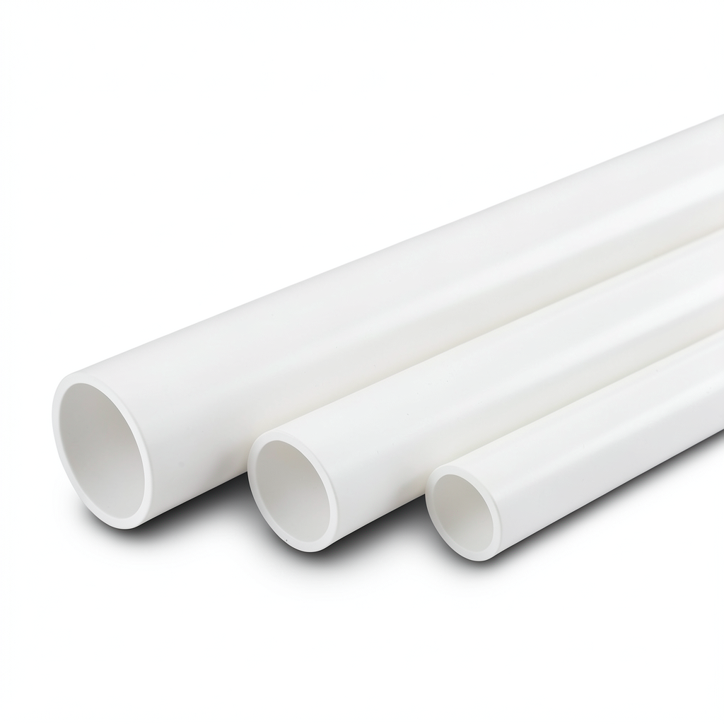 أنابيب UPVC سمك 2.28 مم SDR 21 القطر الخارجي 48.26 مم أبيض