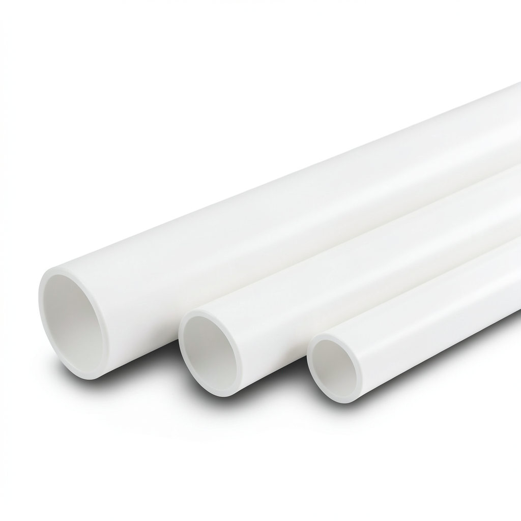 أنابيب UPVC سمك 2.28 مم SDR 21 القطر الخارجي 48.26 مم أبيض