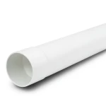 مواسير UPVC ضغط 10 بار مقاس 160 ملم سمك 8.7 ملم لون أبيض