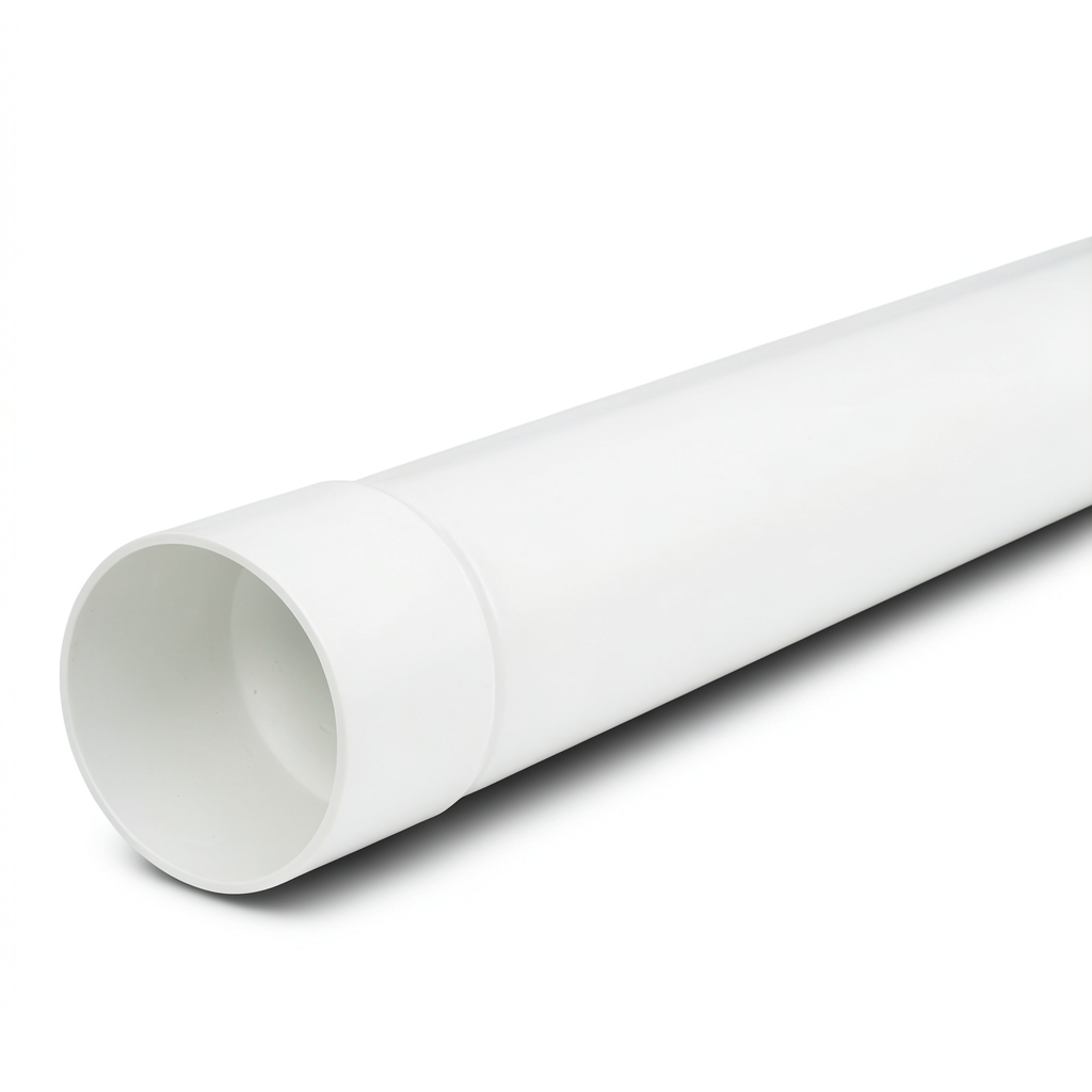 UPVC Plastic Pipe Class 5 Size 25 mm Thickness 2.3 mm White Color