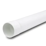 مواسير UPVC كلاس 5 مقاس 75 مم سمك 6.4 مم لون أبيض