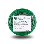 سلك مفرد نحاس شعر عزل PVC، مقاس 185 sq mm، 450/750 فولت، لون أخضر | مجموعة كابلات الرياض