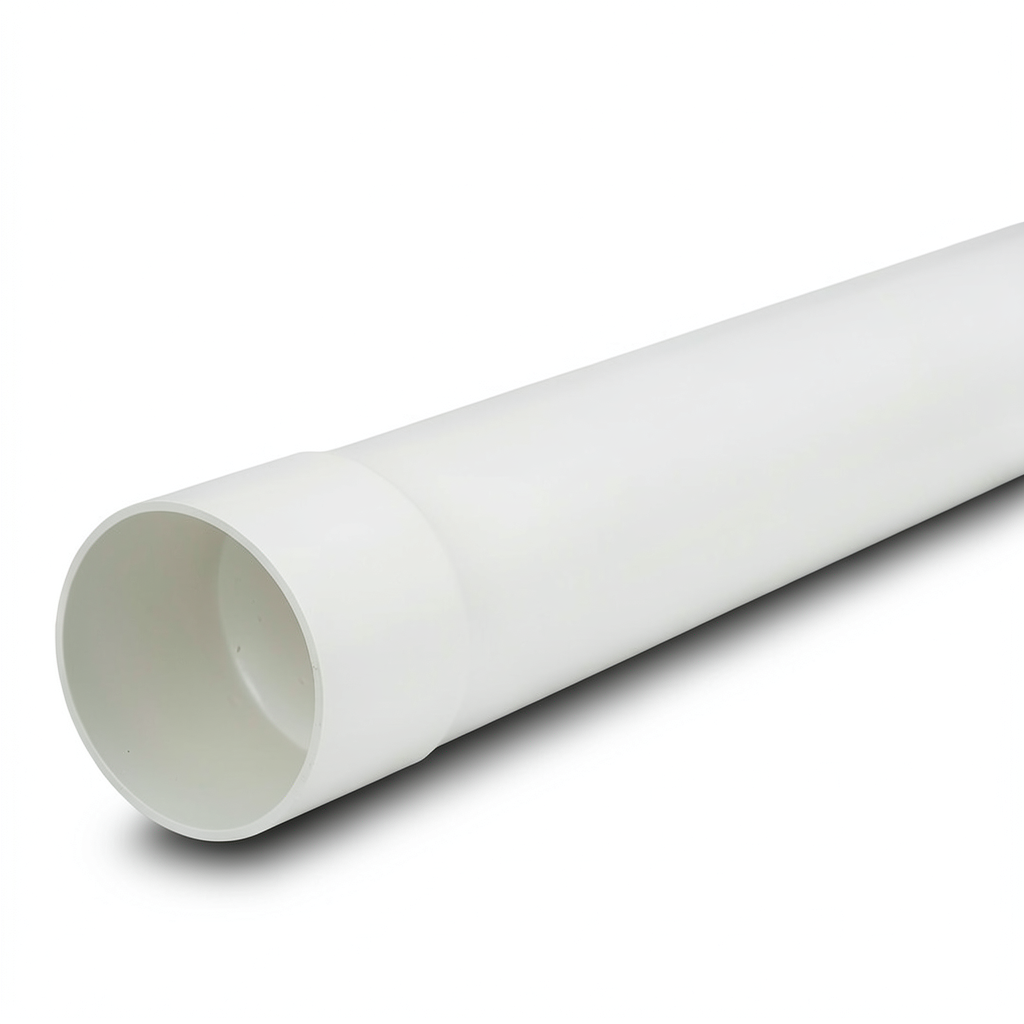 أنابيب UPVC كلاس 5 مقاس 110 mm سمك 9.2 mm لون أبيض