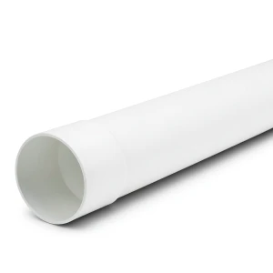 UPVC Plastic Pipe PN 16 Bar Size 160 mm Thickness 13.2 mm White Color