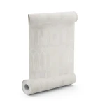 Italian Wallpaper Pale Beige Color Modern Design, Size 10m x 1.06m, Model 81737