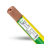 لفة سلك تأريض نحاس شعر 240 ملم 450/750 فولت معزول PVC أصفر/أخضر | مجموعة كابلات الرياض