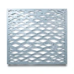 Galvanized Steel Expanded Metal Mesh Thickness 2 mm Width 1.22 M Length 4 meter