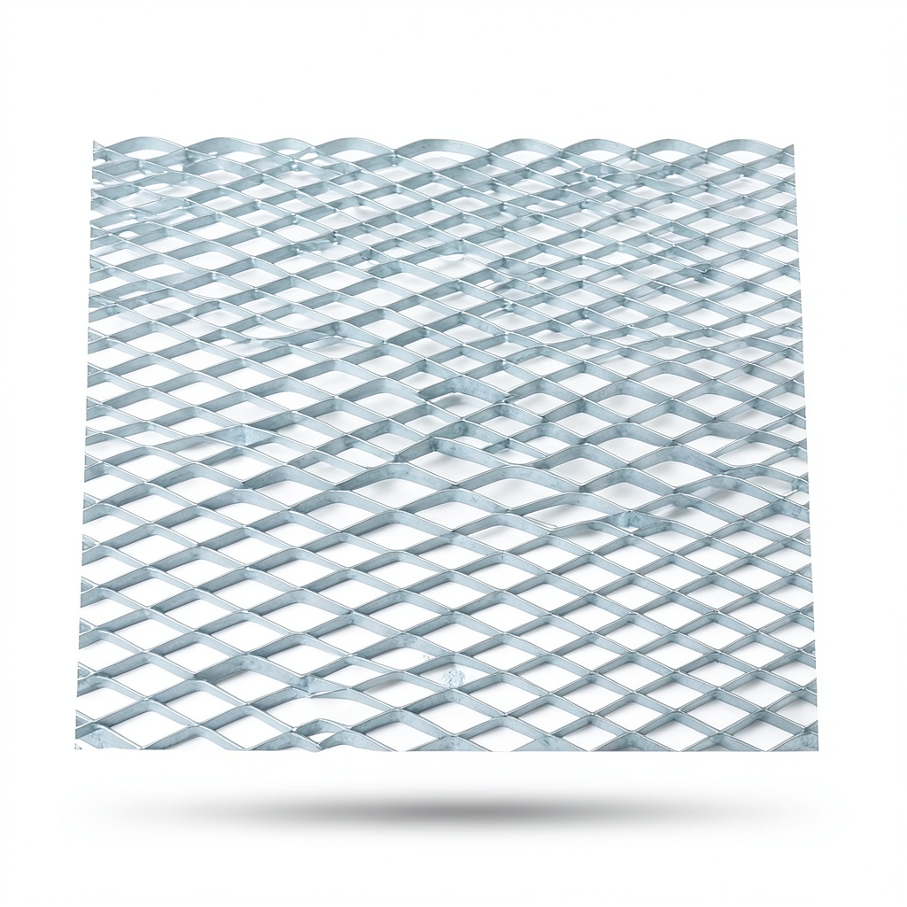 Galvanized Steel Expanded Metal Mesh Thickness 2 mm Width 1.22 m Length 6 m
