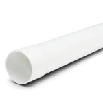 أنابيب UPVC كلاس 4 مقاس 125 mm سماكة 6.4 mm لون أبيض