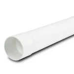 مواسير UPVC ضغط 10 بار مقاس 160 ملم سمك 8.7 ملم لون أبيض