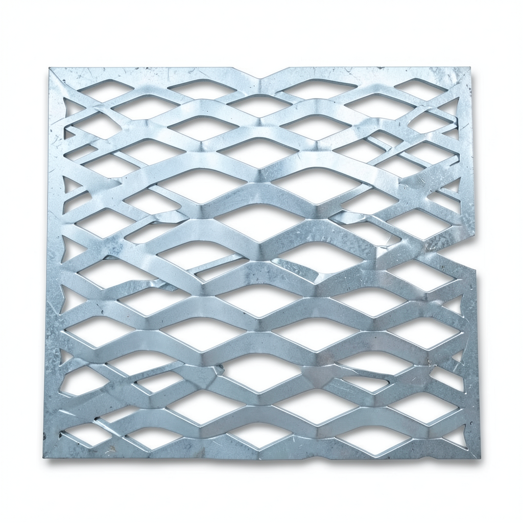 Galvanized Steel Expanded Metal Mesh Thickness 2.3 mm Width 1.22 M Length 2 M