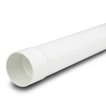 أنابيب UPVC ضغط 10 بار مقاس 225 مم سماكة 12.1 مم لون أبيض
