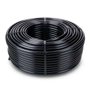 لفة أنابيب HDPE ضغط 16 بار PE 100، قطر خارجي 20 مم، سمك 1.9 مم، أسود
