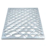 Galvanized Steel Expanded Metal Mesh Thickness 2 mm Width 1.22 m Length 7 m