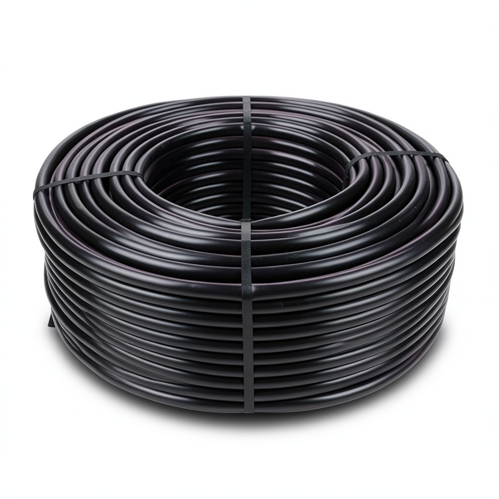 HDPE Coil Pipe Pressure 20 Bar PE 100 Size 16 mm SDR 9 Black