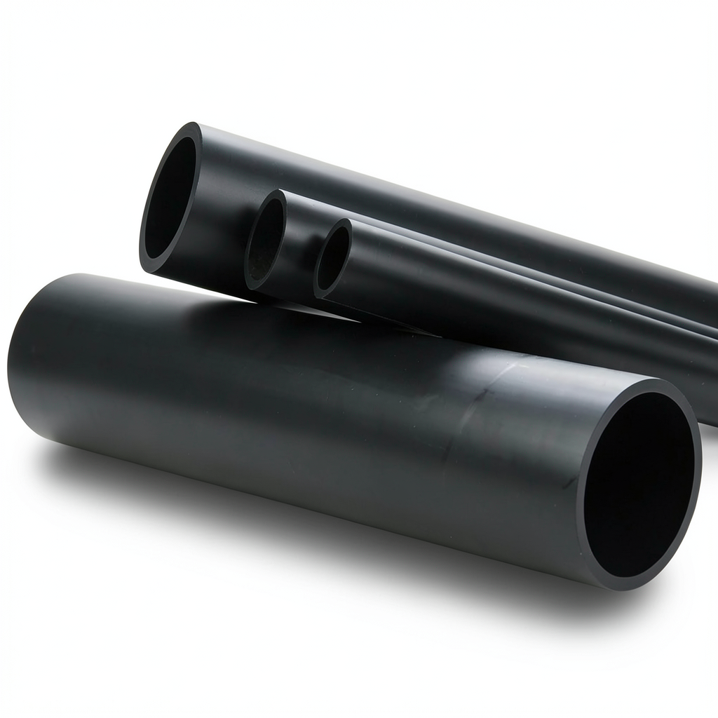 انابيب HDPE ضغط 6.3 بار PE 100 قطر خارجي 560 مم SDR 26 لون اسود