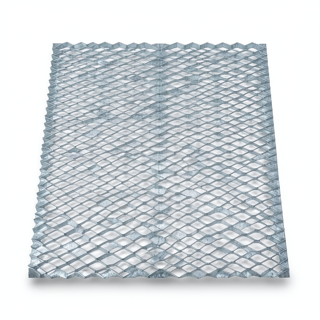 Galvanized Steel Expanded Metal Mesh Thickness 2.3 mm Width 1.22 m Length 1 m