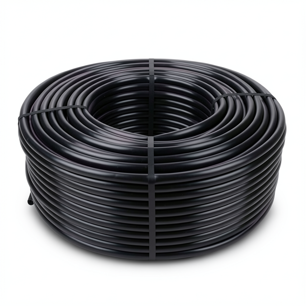 لفة انابيب HDPE ضغط 20 بار PE 100 قطر خارجي 25 مم SDR 9 سماكة 2.8 ملي لون اسود
