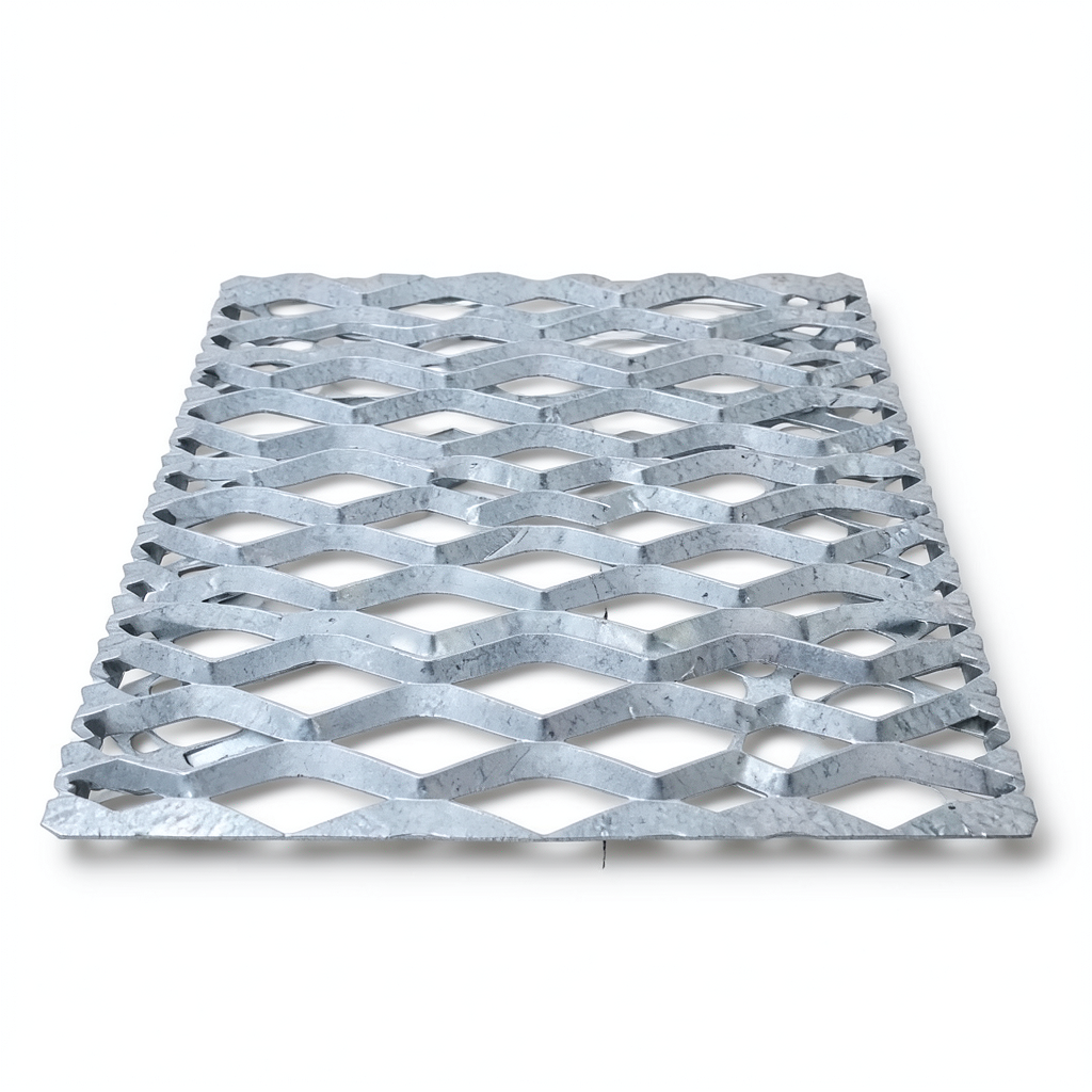 Galvanized Steel Expanded Metal Mesh Thickness 2.3 mm Width 1.22 M Length 2 M