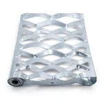 Galvanized Steel Expanded Metal Mesh Thickness 2.3 mm Width 1.22 M Length 5 M